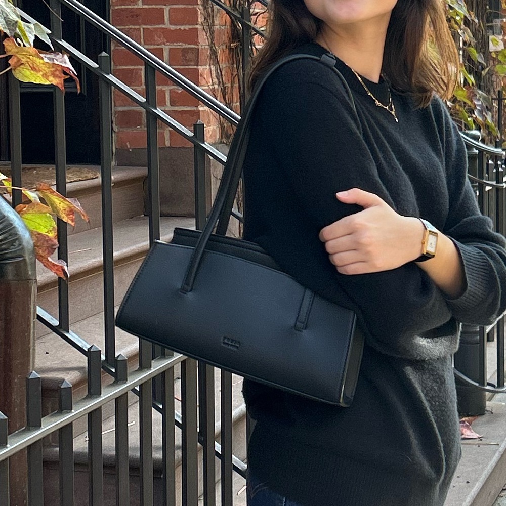 Freya Black Shoulder Bag